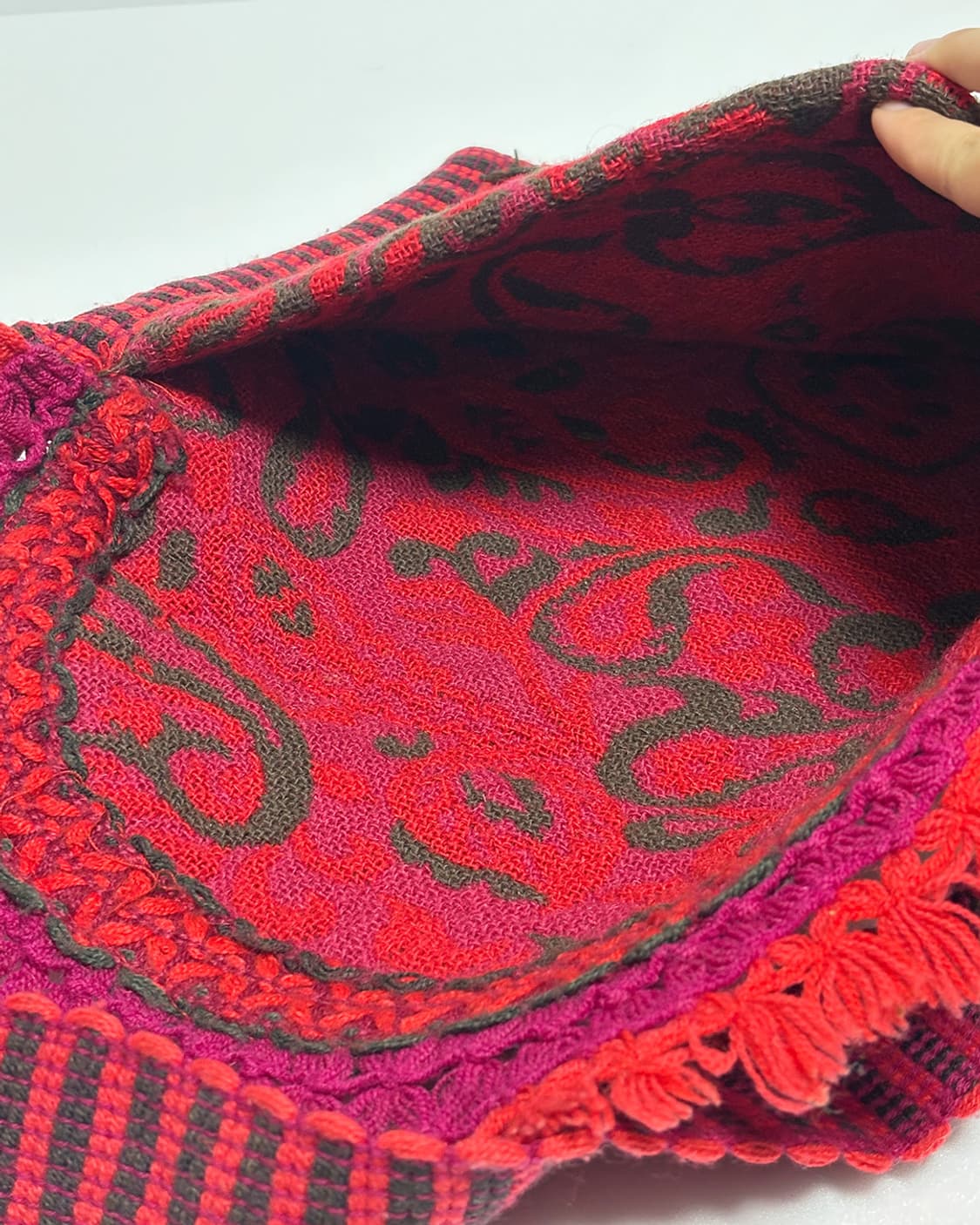 몽골리아 자카드 에스닉 백 상품이미지5