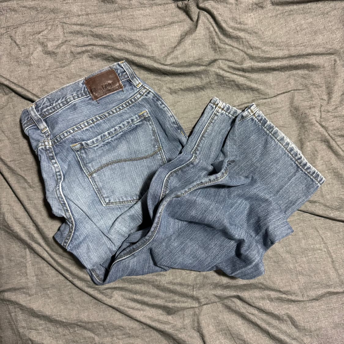 Relaxed Straight Fit Denim Pants 상품이미지1