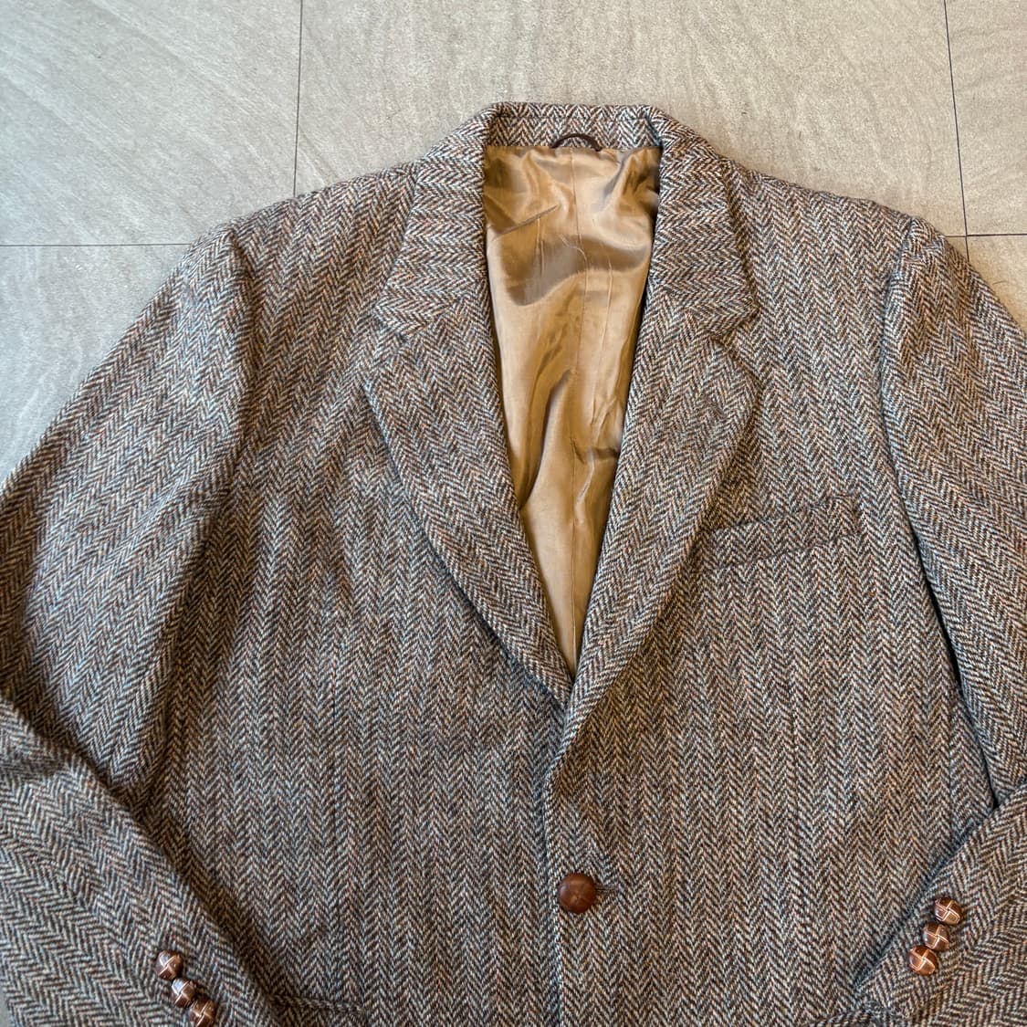 빈티지 해리스트위드 울 자켓  상품이미지3