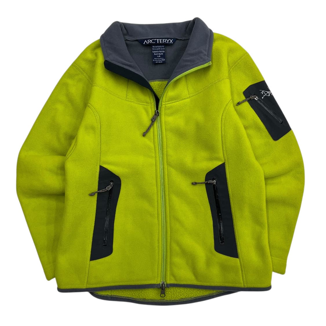 아크테릭스 네온라임 후리스 집업 L 상품이미지4