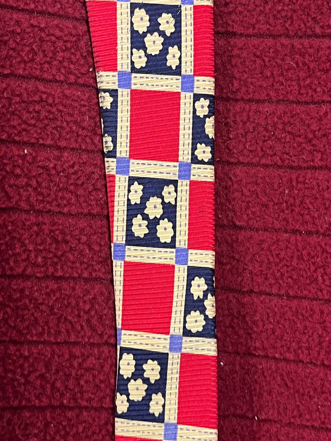 디올 패턴 넥타이 레드 #csz2552 상품이미지6