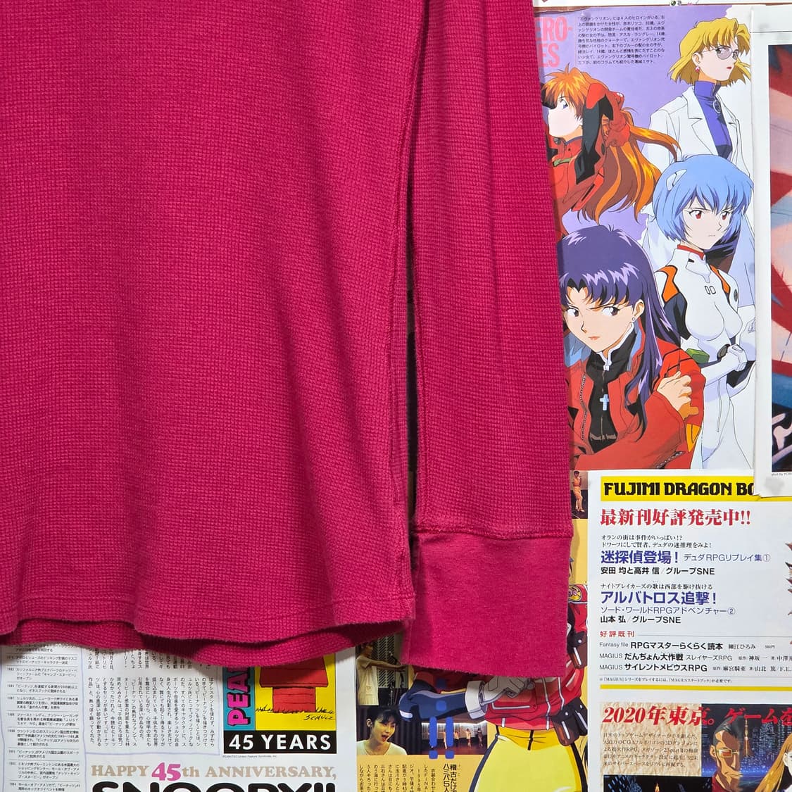 갭 핑크 와플 롱슬리브 쭉티 상품이미지3