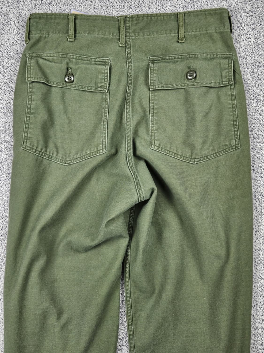 70's U.S ARMY 전기형 퍼티그 팬츠 (34X33) / 10335 상품이미지9