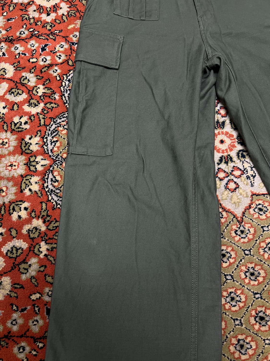 [32] 무신사 스탠다드 카고 필드 팬츠 카키 상품이미지3