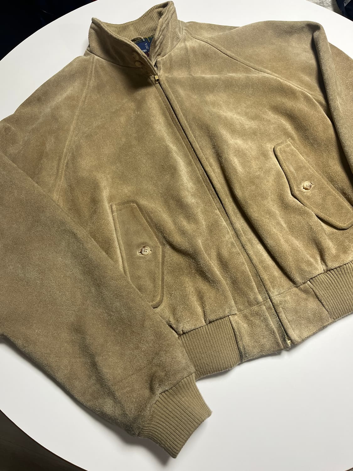 [L] 폴로 랄프로렌 90s 스웨이드 바라쿠타 해링턴 자켓 상품이미지4