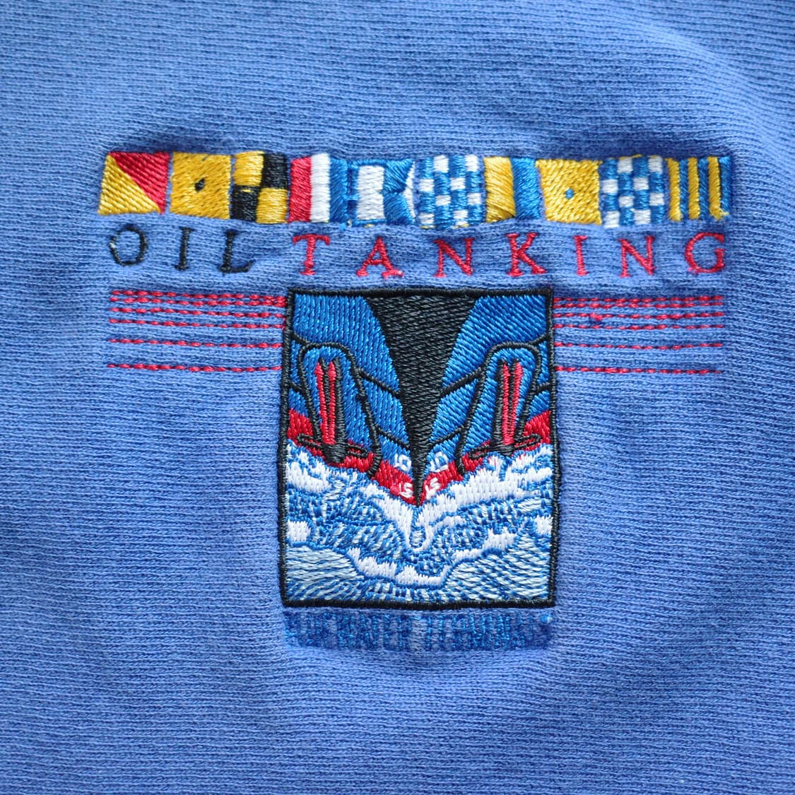 90s 챔피온 리버스위브 맨투맨 L (블루) 미국생산 상품이미지3