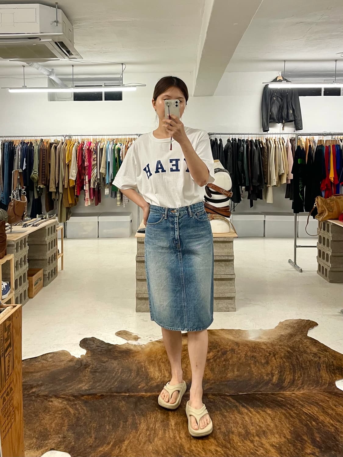 FREAK'S STORE denim skirt 프릭스스토어 데님스커트 상품이미지1
