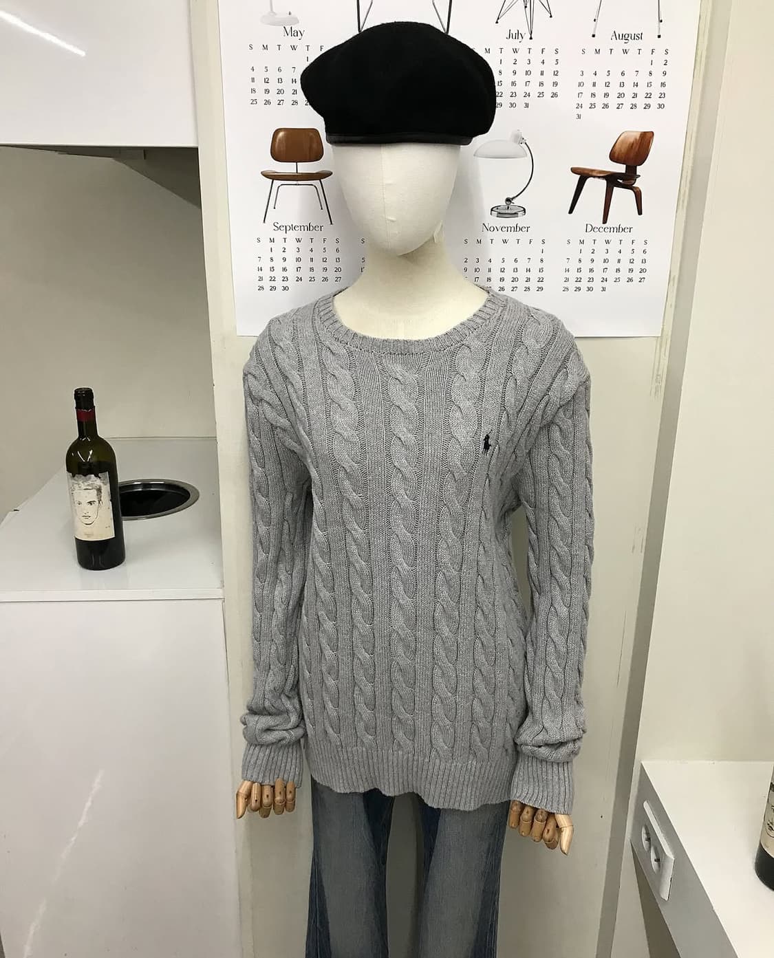 폴로 케이블 니트 상품이미지6