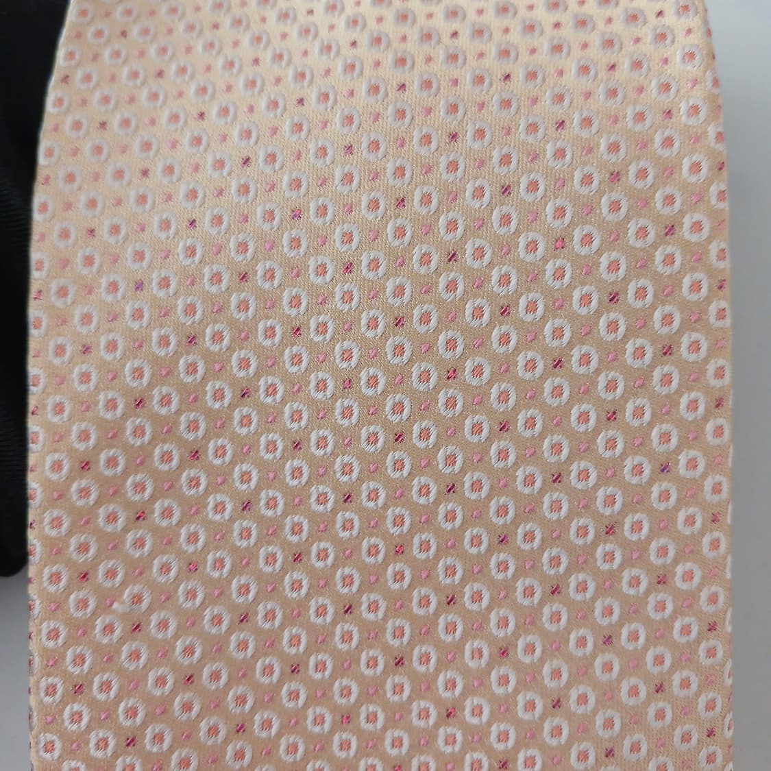 아쿠아스큐텀 실크 옐로우 자카드 넥타이 9cm A+등급 A19105
 상품이미지6