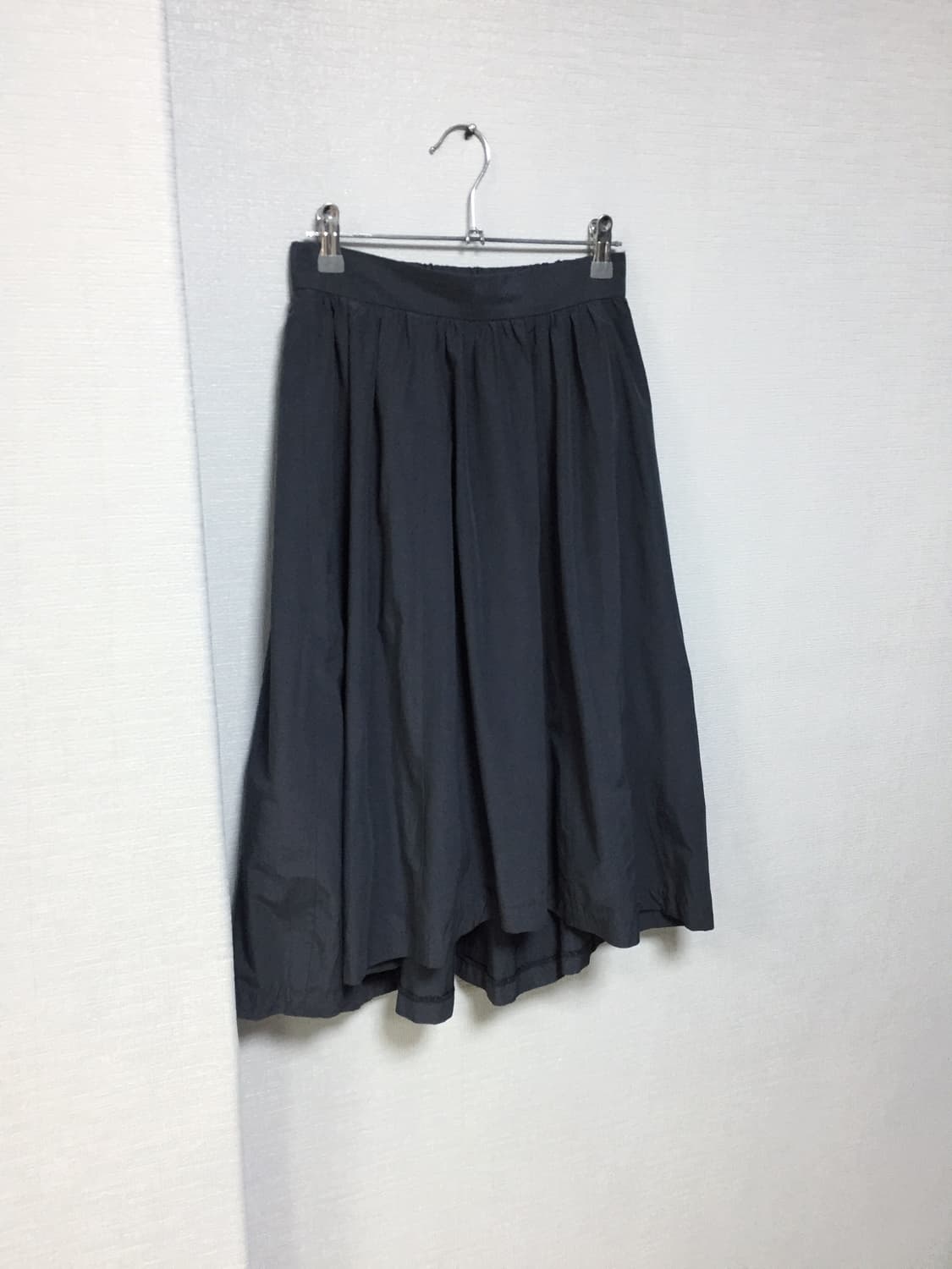 Japanese vintage unbalance skirt (navy) 상품이미지6