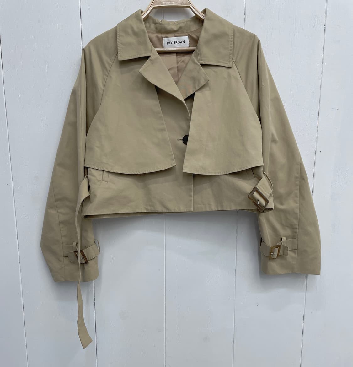 LILY BROWN 크롭 트렌치 자켓 상품이미지7