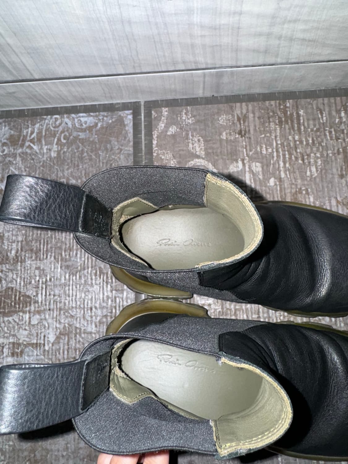 릭오웬스 비틀 보조 트랙터 부츠 상품이미지6