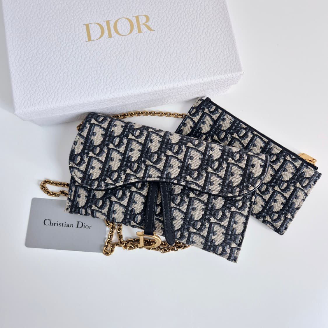 디올 오블리크 WOC 체인 크로스백 (S5614CTZQ) 상품이미지2