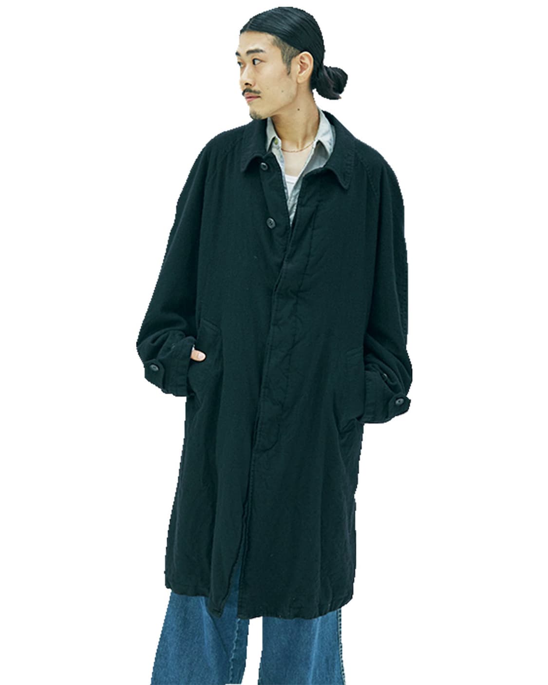 꼼데가르송 옴므 / 축융 발마칸 코트 / S 상품이미지2