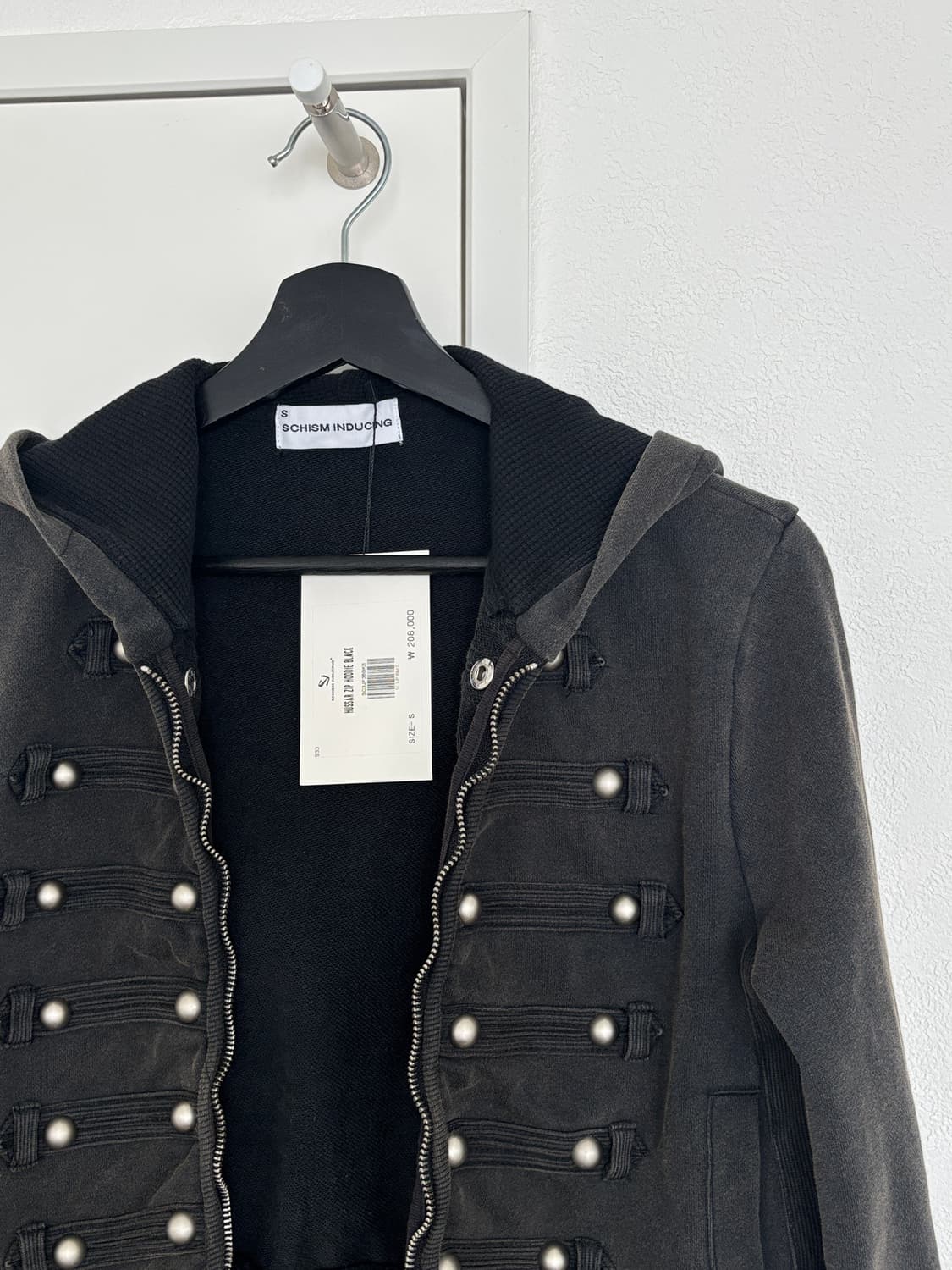스키즘인듀싱 나폴레옹 후드집업 HUSSAR ZIP HOODIE BLACK 상품이미지7