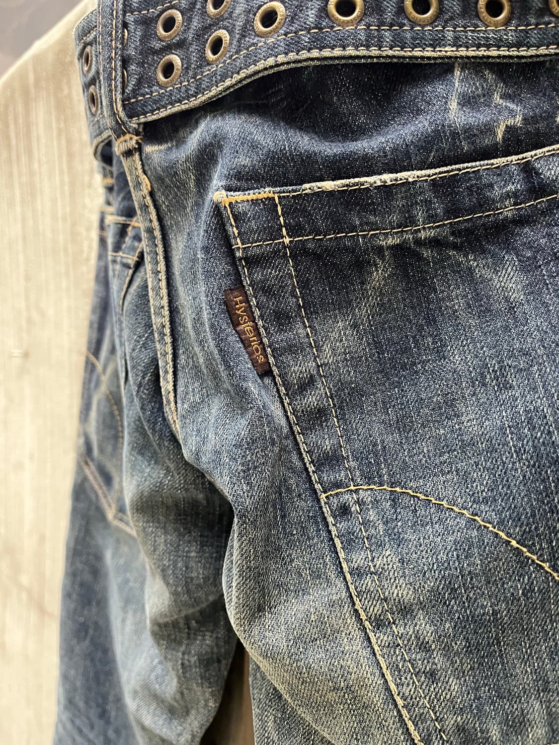 히스테릭 글래머 디스트로이드 부츠컷 플레어 진 상품이미지5