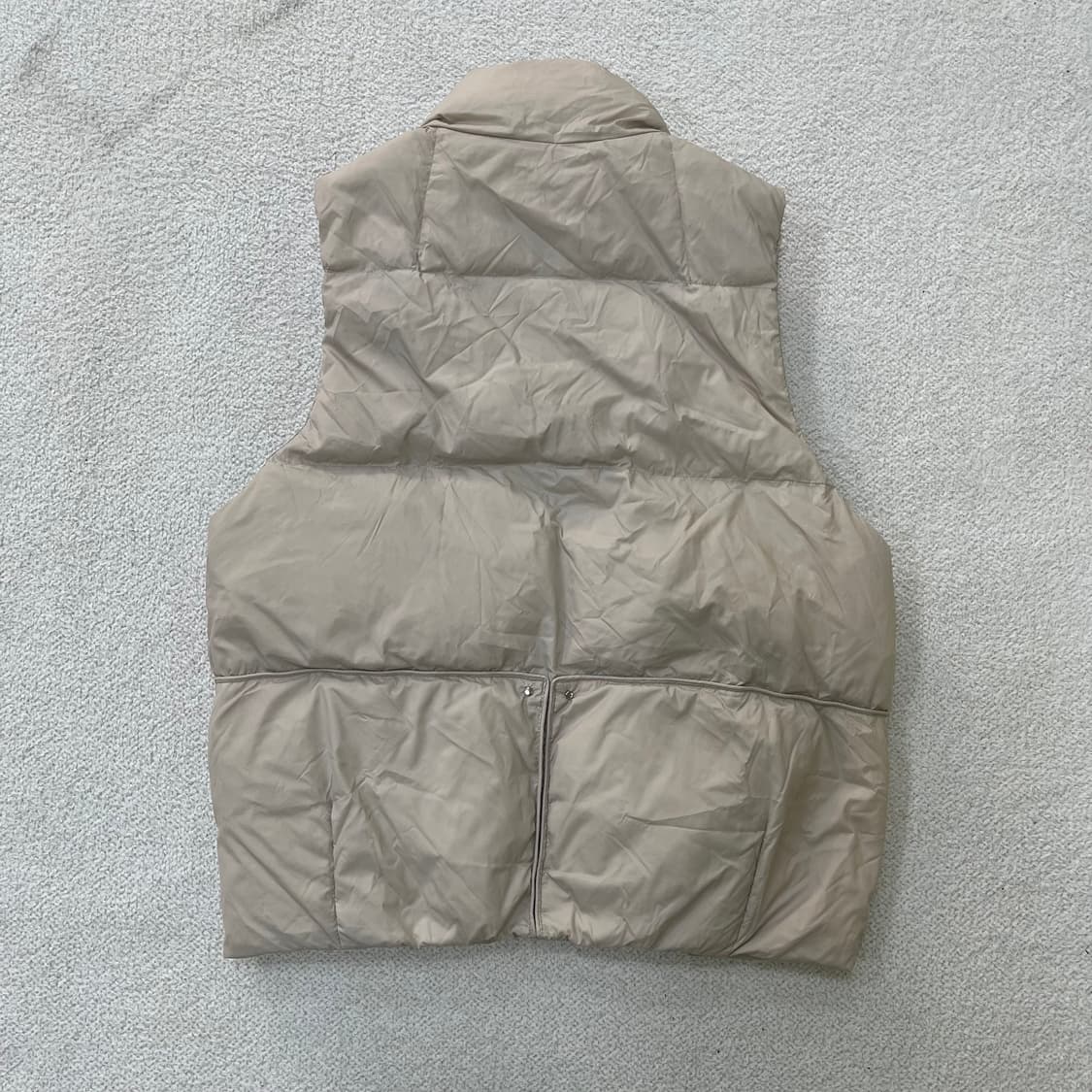 실측확인 고급 삼각로고 패딩 조끼 0317M 상품이미지2