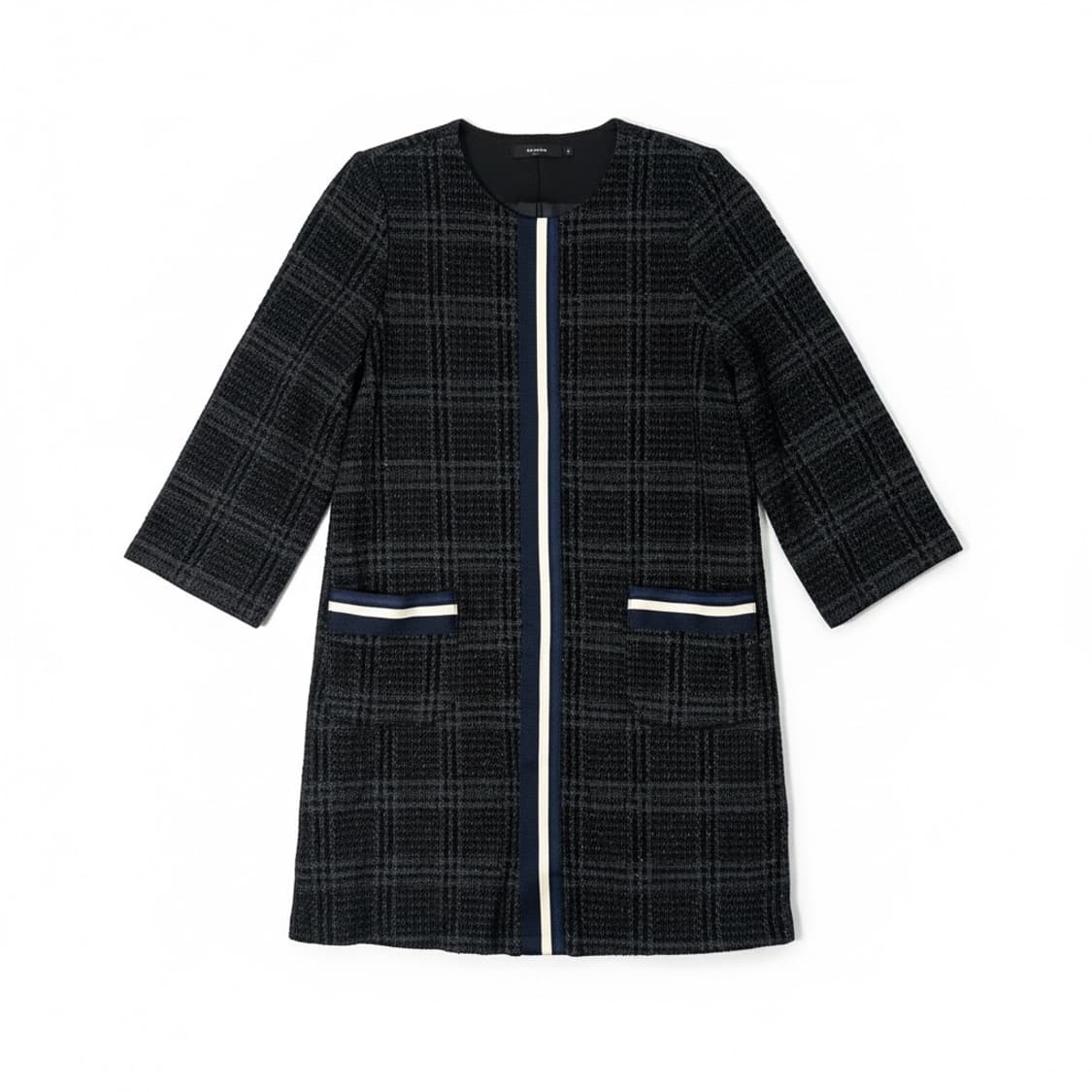 자라 체크 미니 원피스 M 상품이미지3