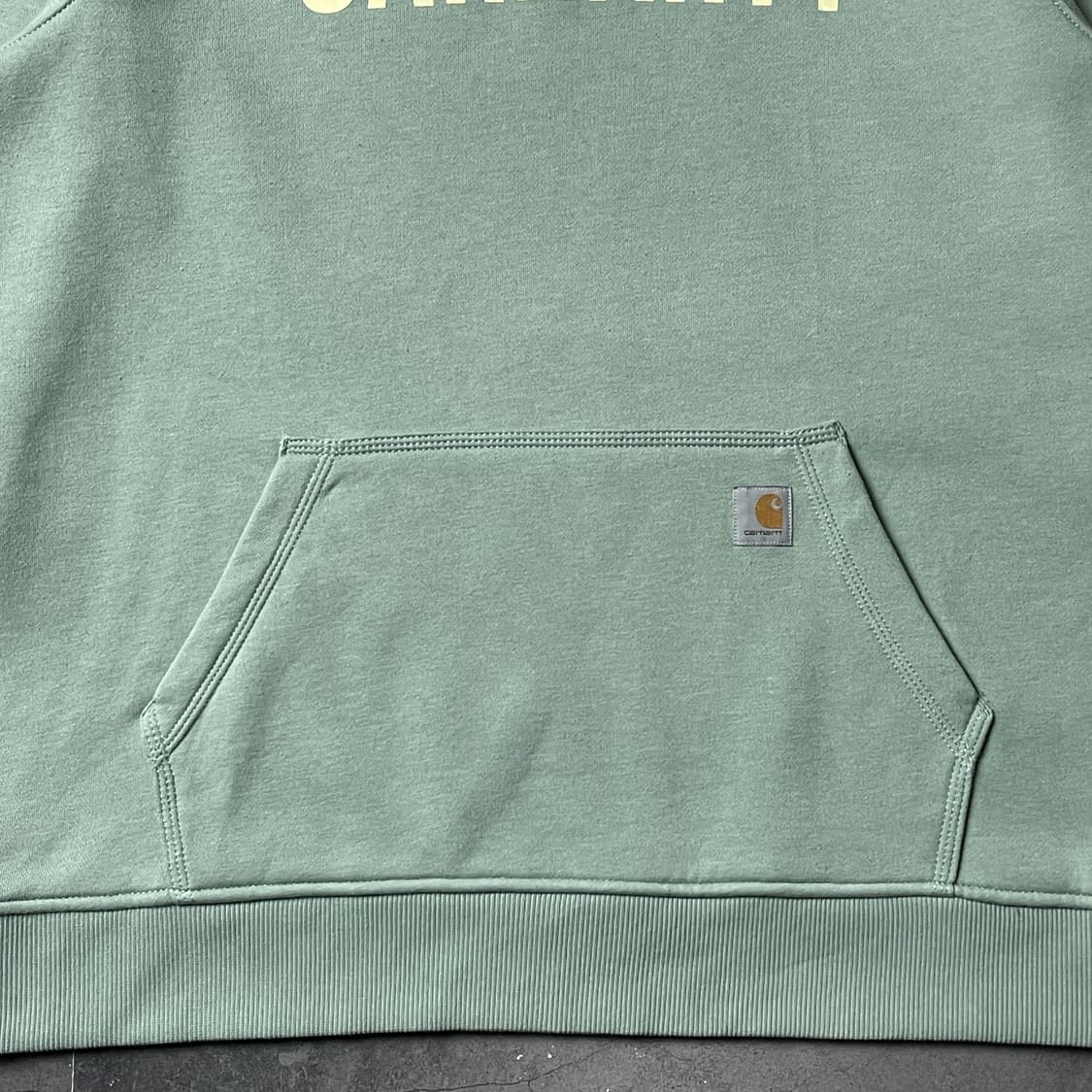 CARHARTT 칼하트 빈티지 라이트 그린 후드티 A00854 상품이미지4