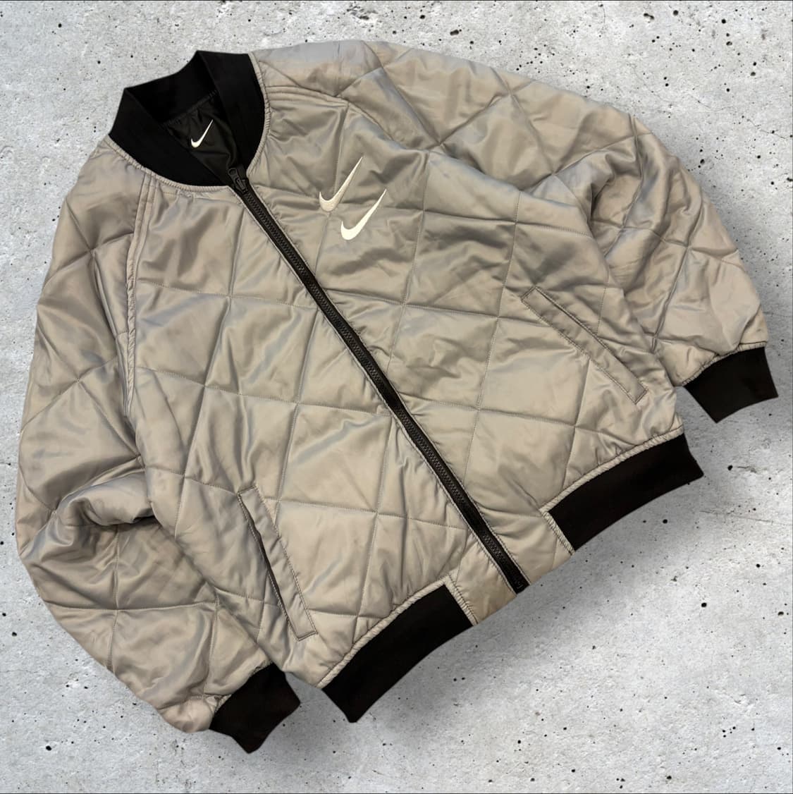 [M] 나이키  리버시블 스우시 블랙 봄버 자켓 B963 상품이미지2