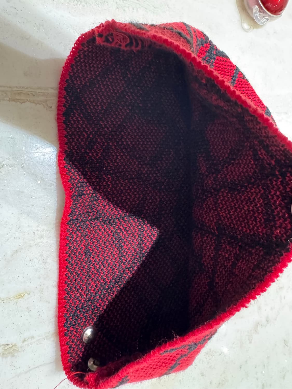 떠그클럽 스파이더 비니 레드 상품이미지3