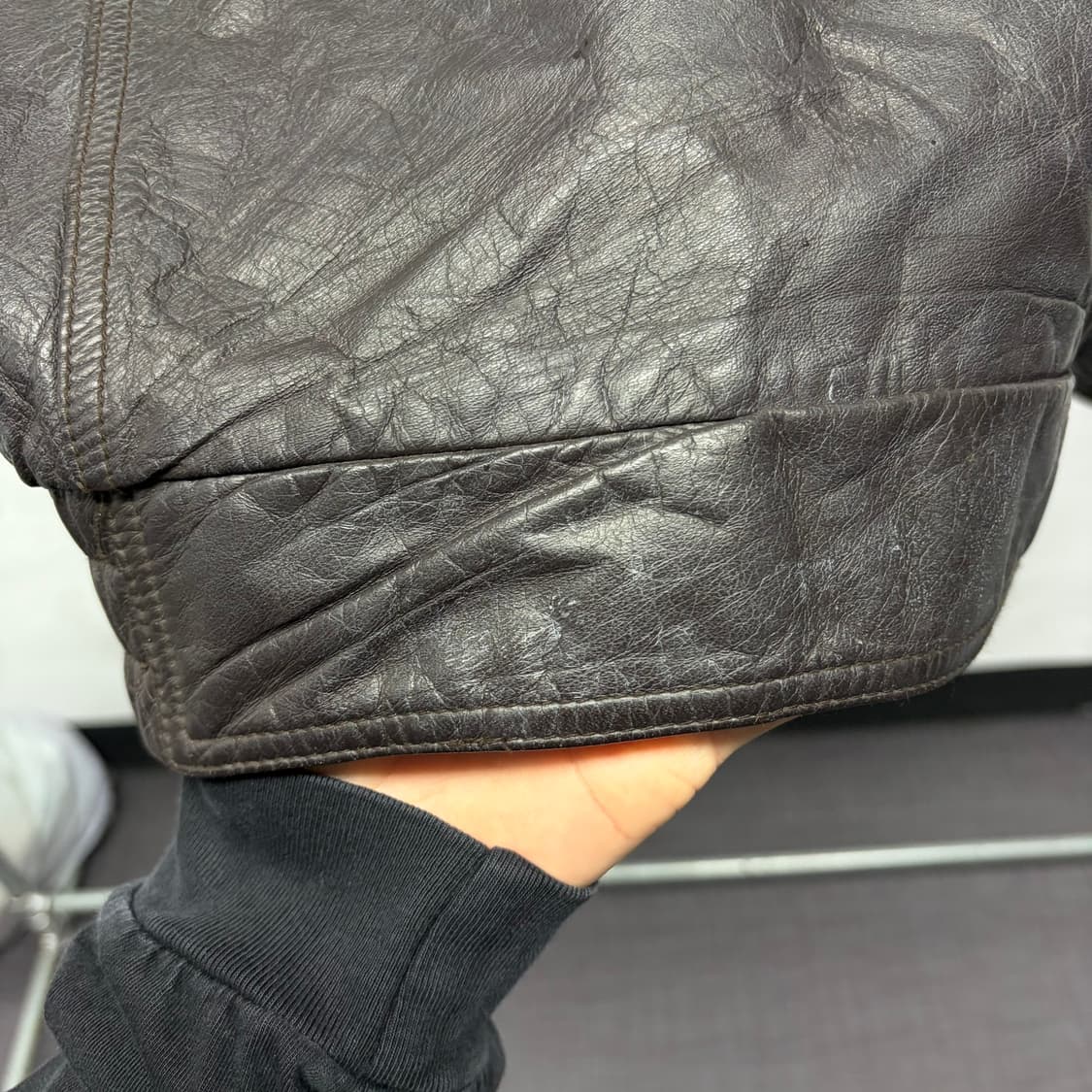 빈티지 레더 자켓 6 상품이미지5