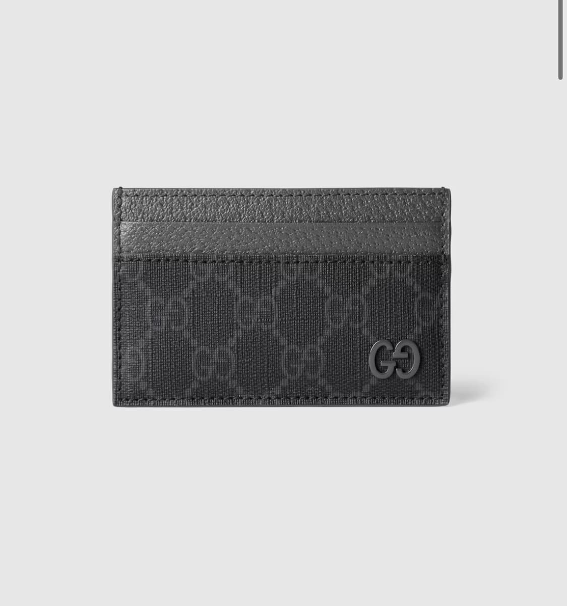 미사용 새상품) 구찌 그레이 트리밍 GG 카드지갑 상품이미지3