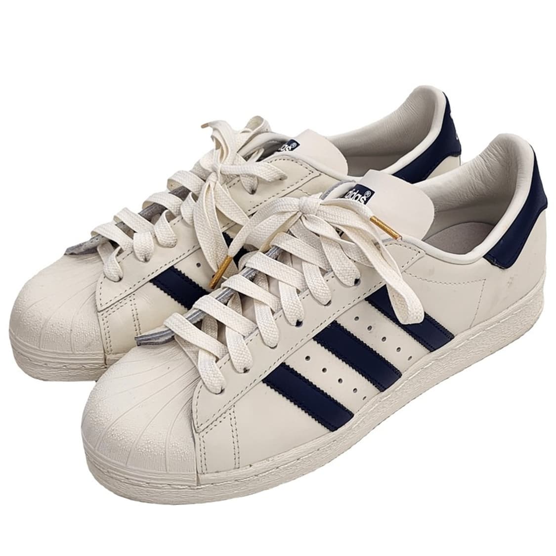 ADIDAS 슈퍼스타82 크림x네이비 260 상품이미지1