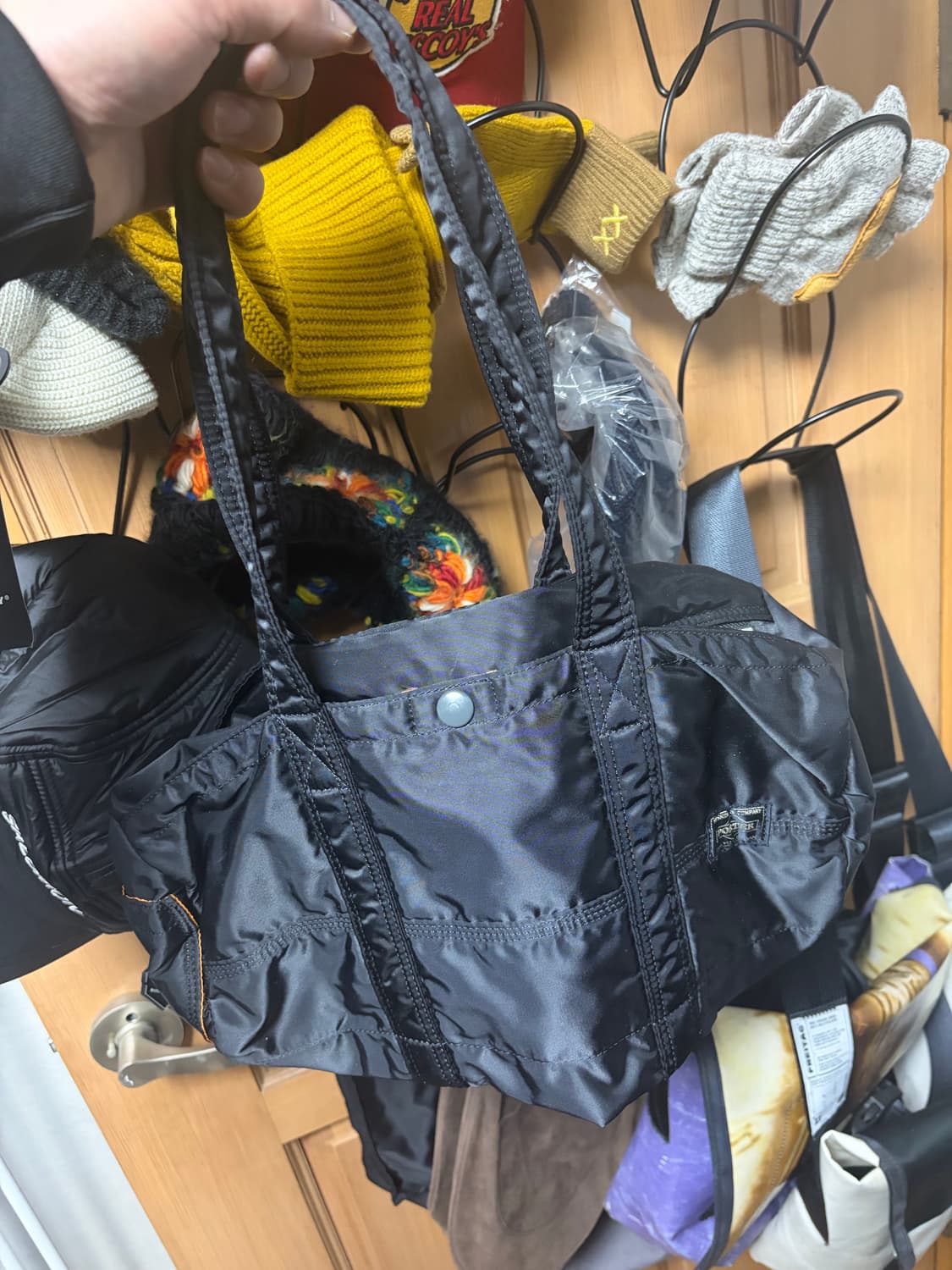 포터 탱커 더플백 라지 블랙 상품이미지3