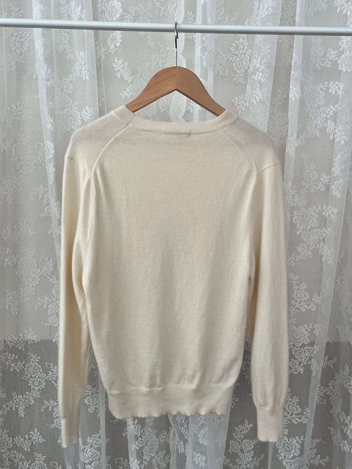 M) 유니클로 캐시미어 니트 아이보리 상품이미지2