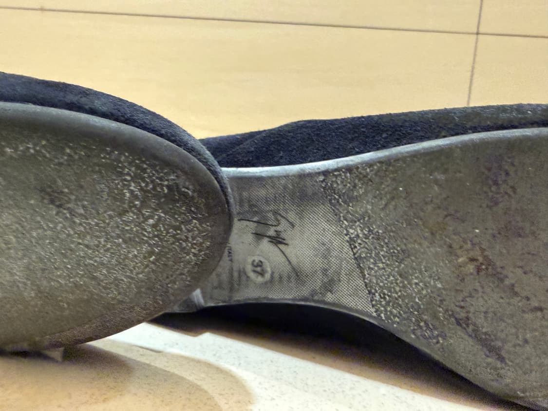 쥬세페자노티 스웨이드 부츠 37 롱부츠 여자구두 여자부츠 상품이미지3