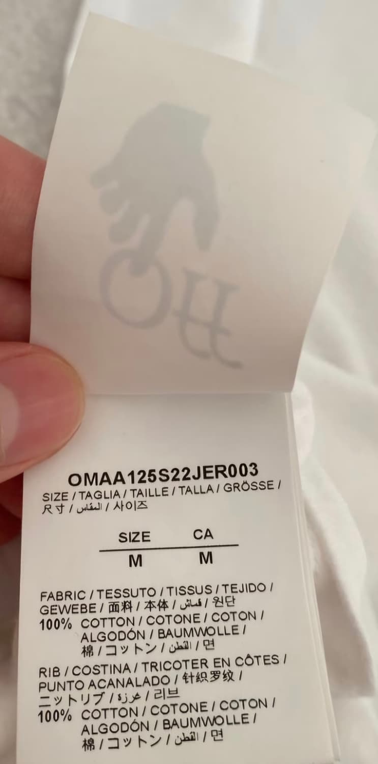 오프화이트 핸드로고 상품이미지4