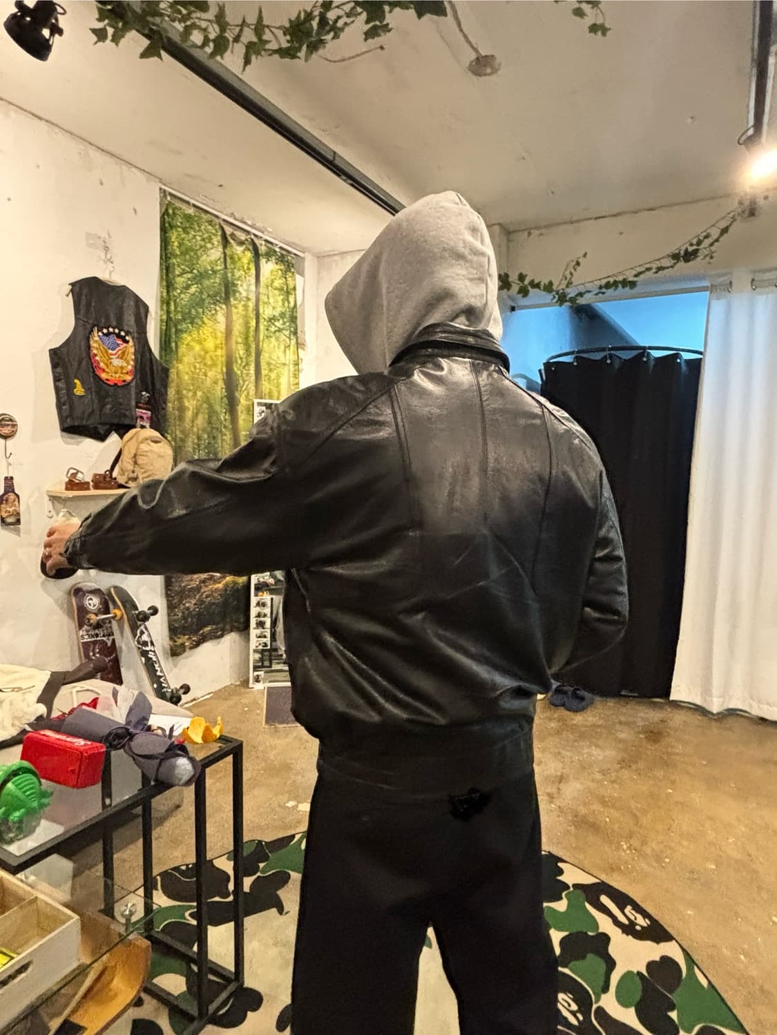 빈티지 가죽 자켓 상품이미지4