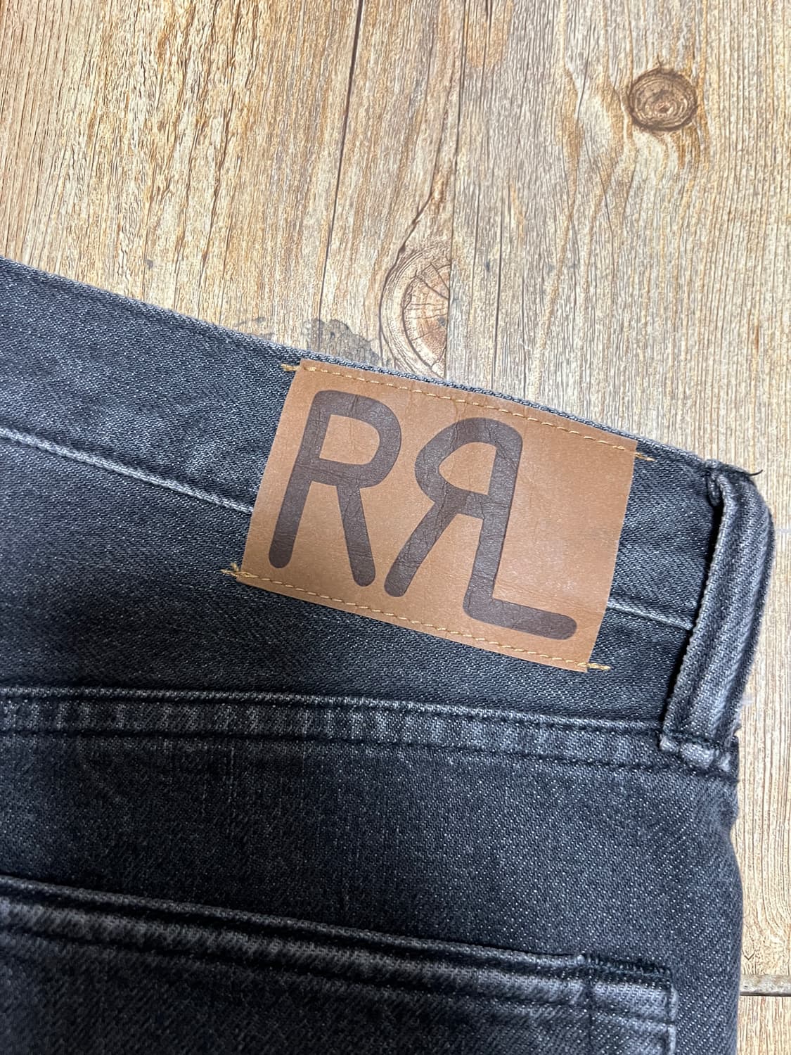 택포28) RRL 더블알엘 스트레이트 핏 진 더스티 블랙 29x30 상품이미지8