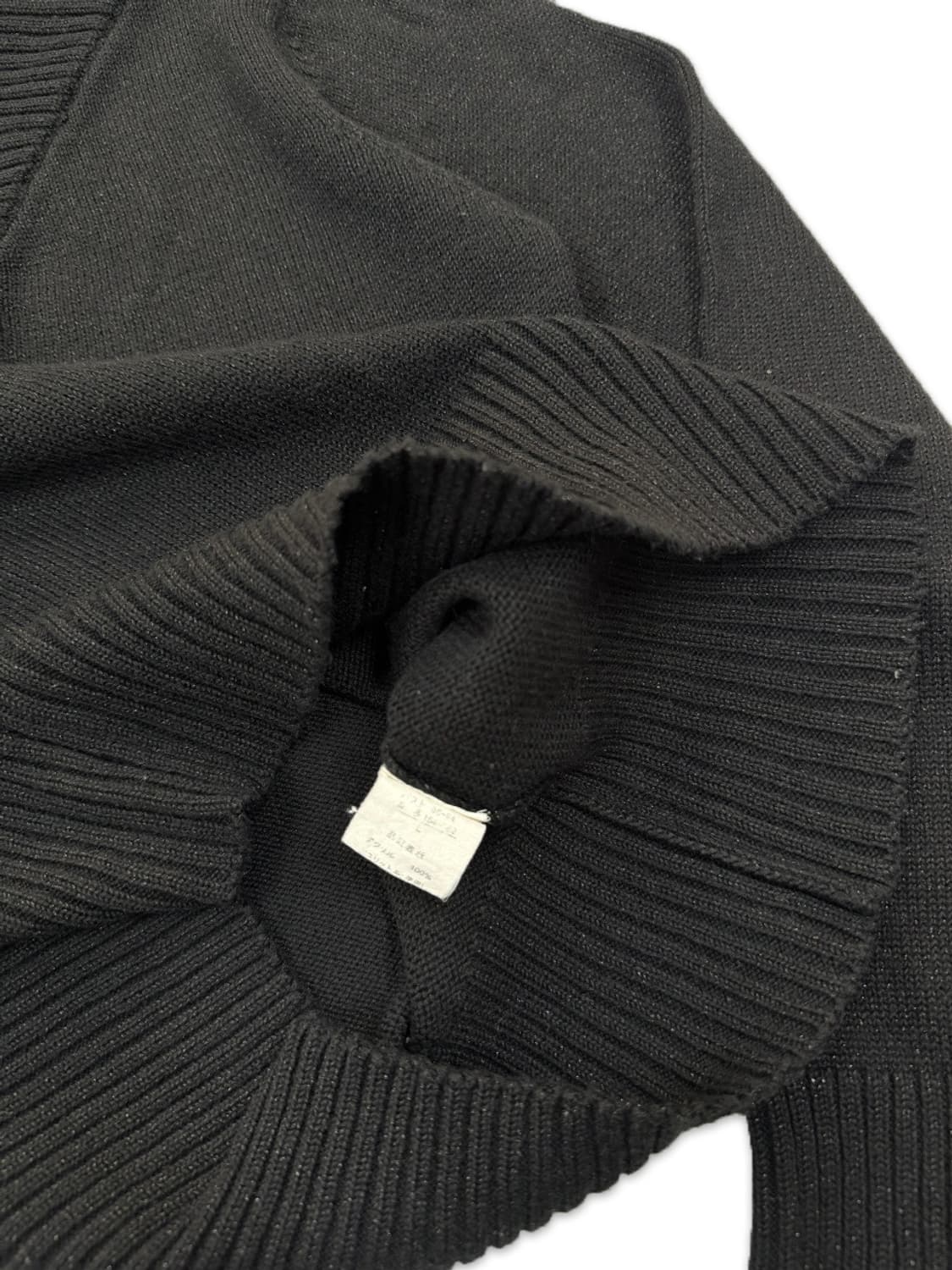 빈티지 LIGHT HEARTED 블랙 포인트 니트 상품이미지4