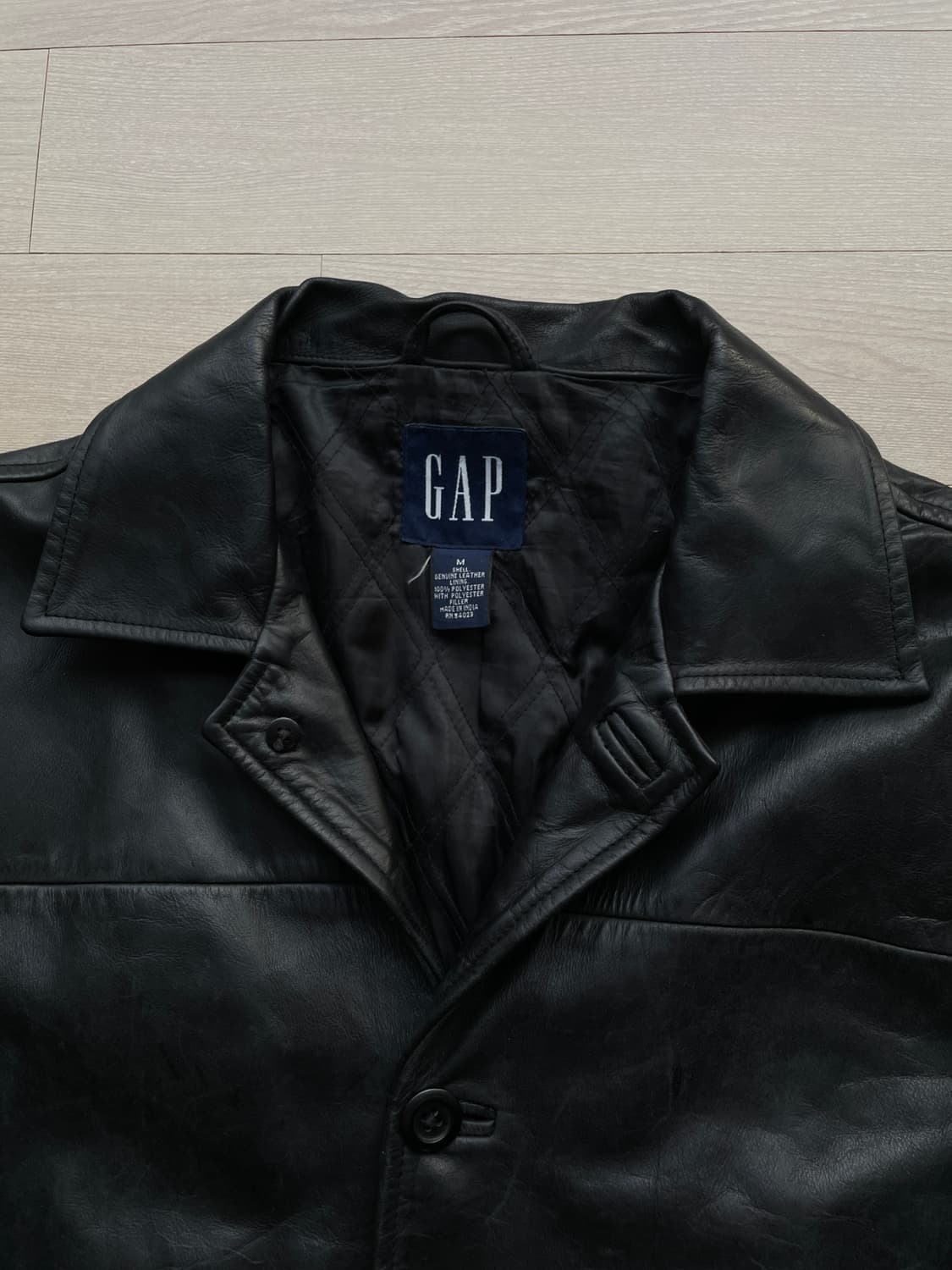 90s 올드갭 레더 카코트 gap carcoat 상품이미지3