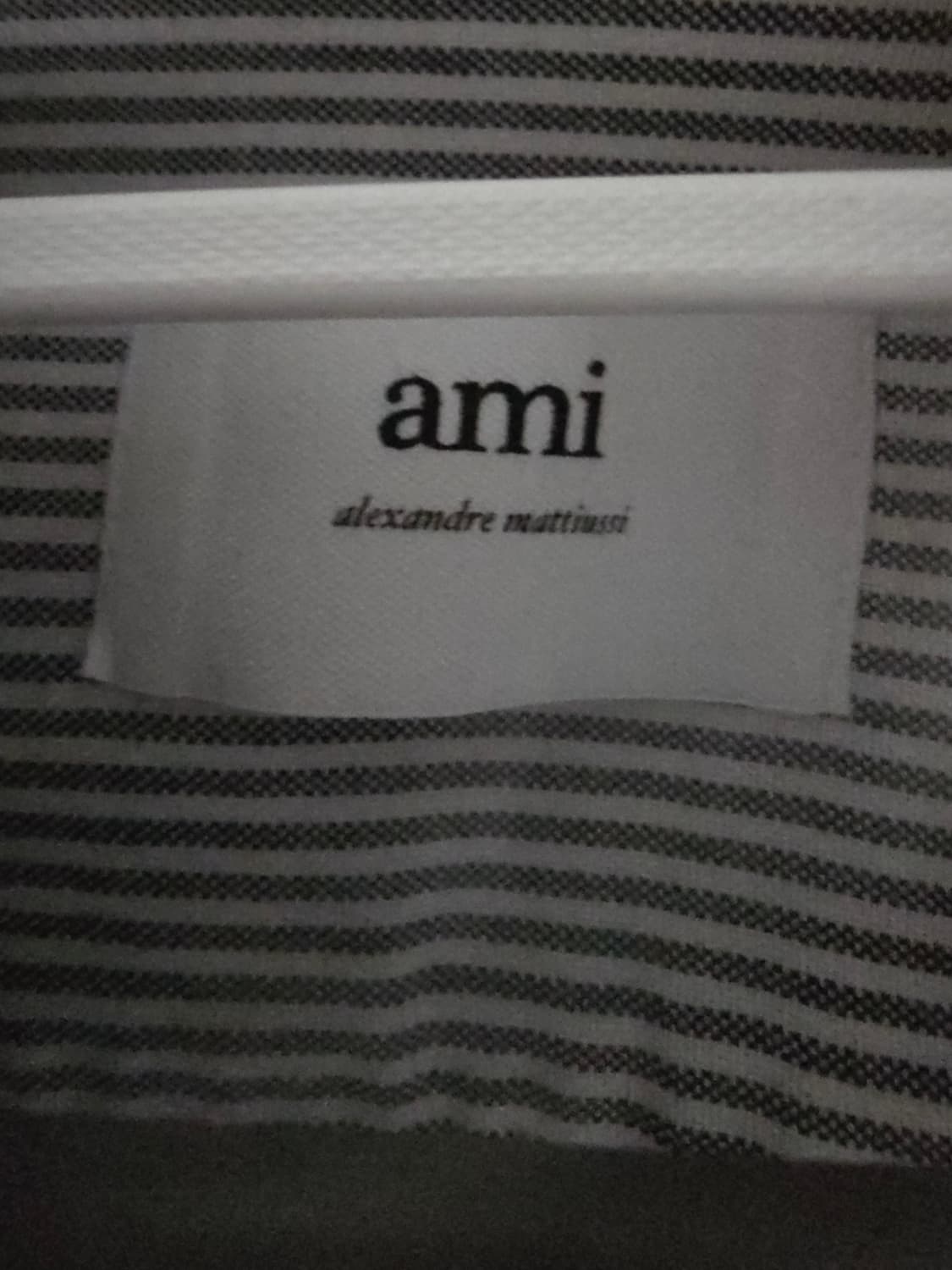 아미 여성 스트라이프 옥스포드 셔츠 36 상품이미지4