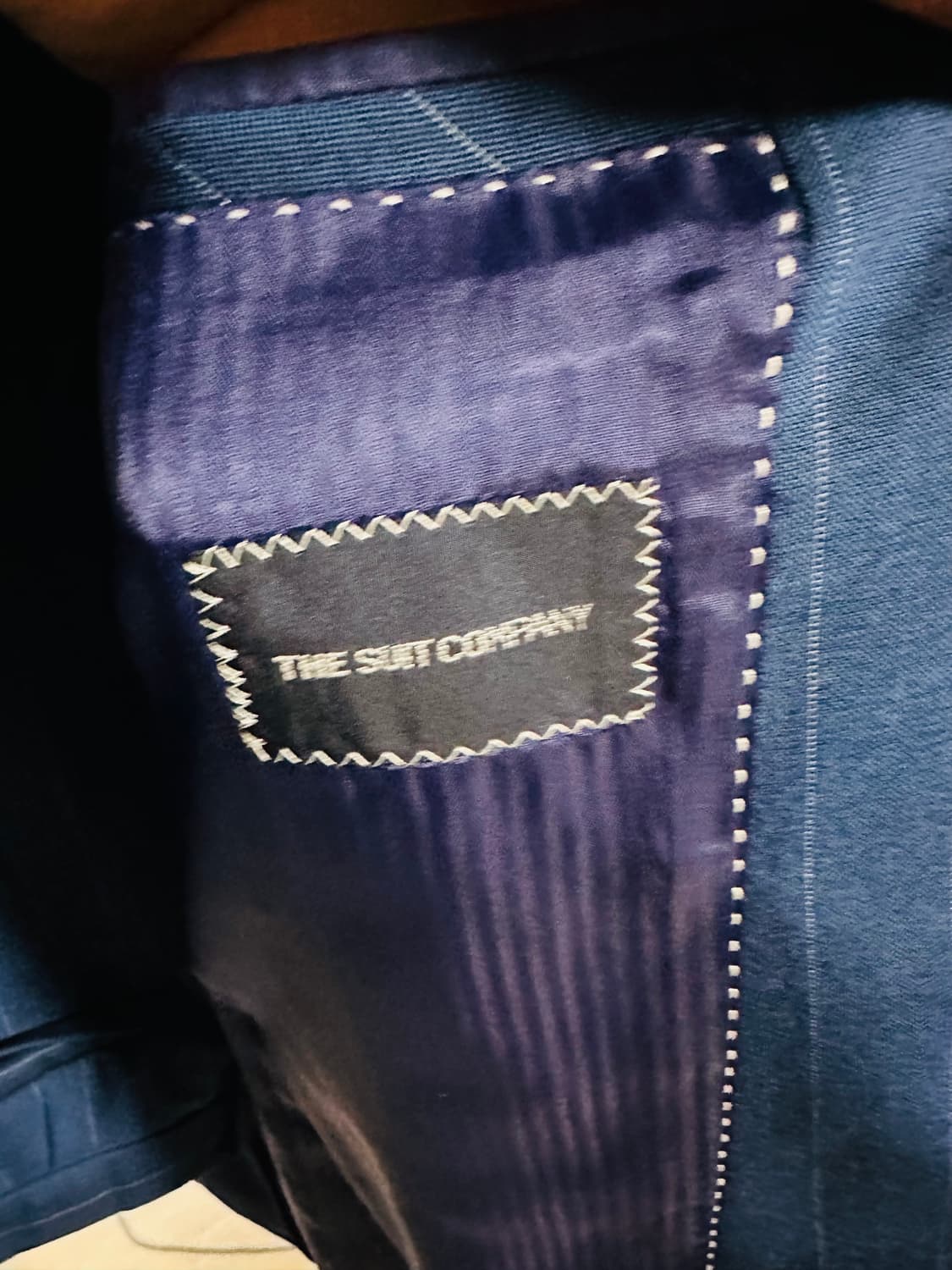 수트컴퍼니 네이비 스트라이프 수트 판매 상품이미지3