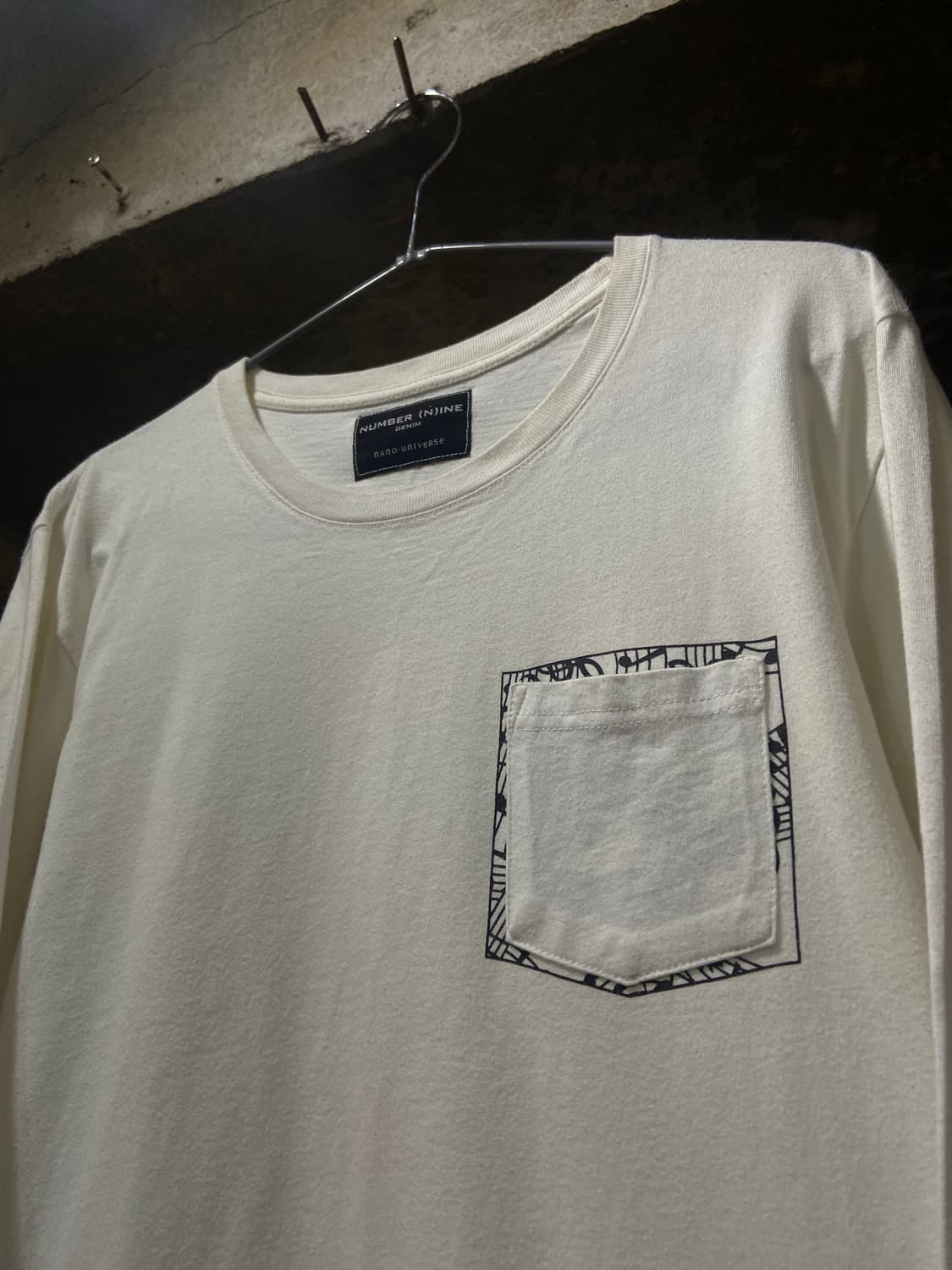 NUMBER (N)INE 넘버나인 X 나노 유니버스 음표 라운드 상품이미지1