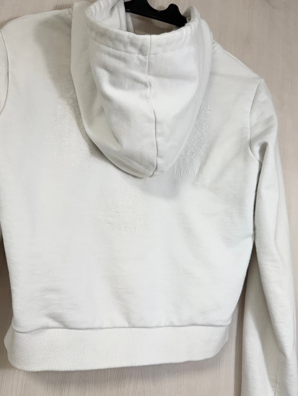 KASHIKO 카시코 얀트라 슬림 후드 집업 화이트 M Wo 상품이미지3