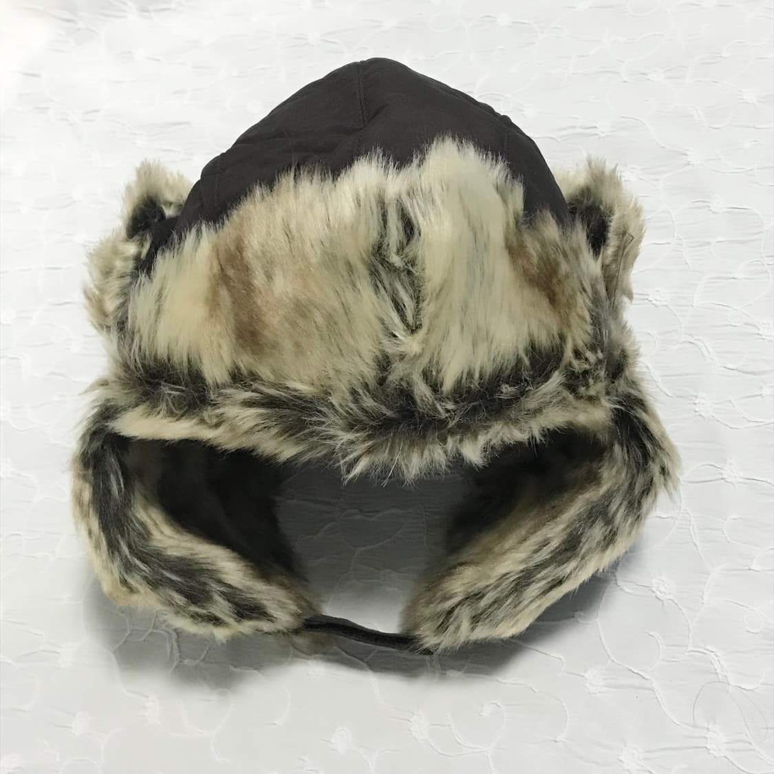 빈티지 너드 y2k 이어플랩 퍼 모자 상품이미지2