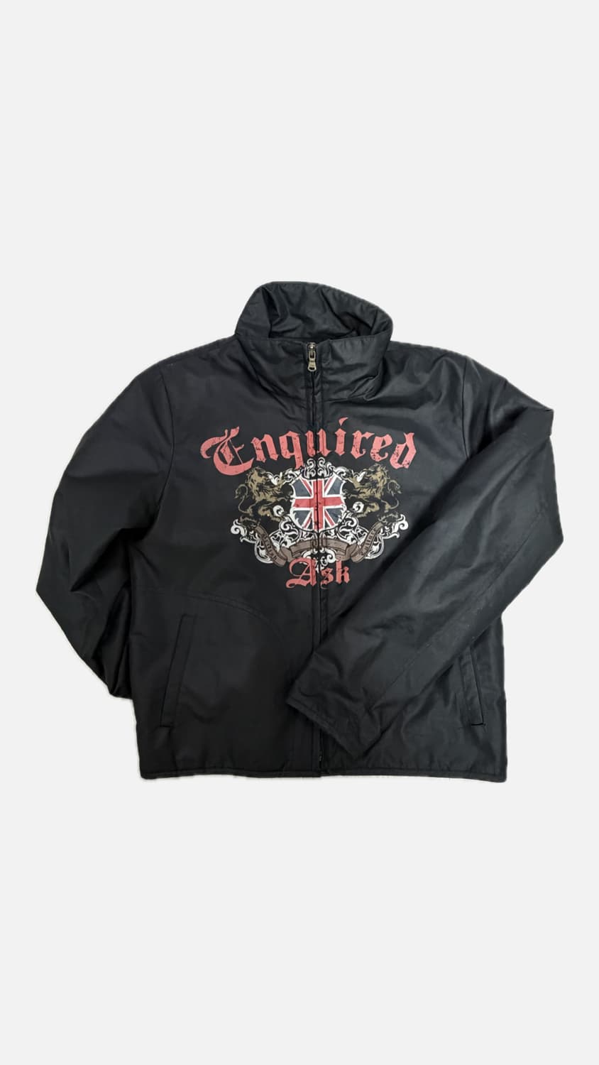 Ask highneck jacket black 상품이미지1