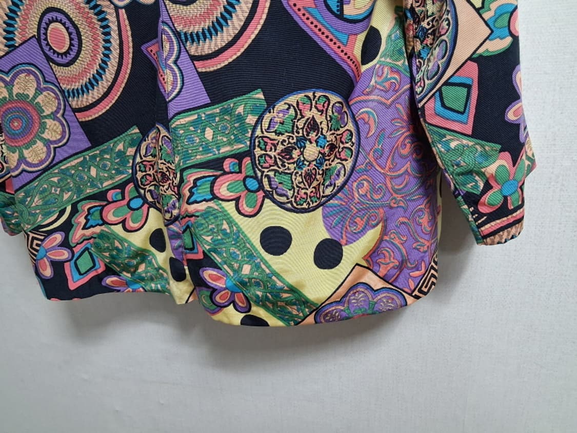 ELISA  화려한 보헤미안 레트로 쟈켓 77크기
이탈리아 겉감 실크같은 상품이미지8