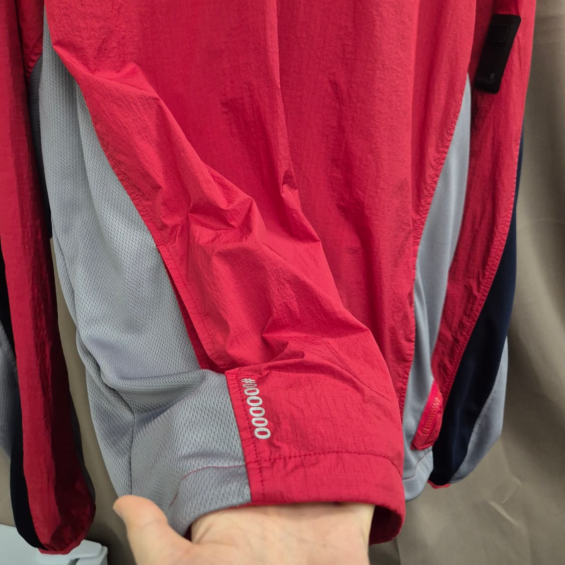 골든베어 골프 컬러블록 우븐 바람막이 긴팔 상품이미지5