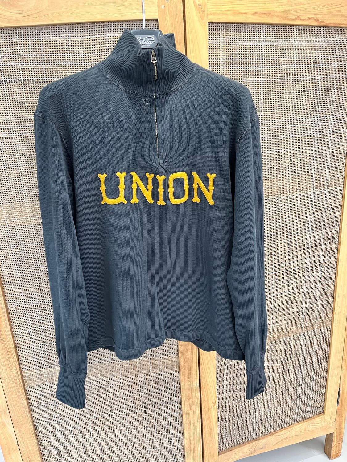 더블알엘 RRL 유니온 아플리케 하프집업 니트 상품이미지2