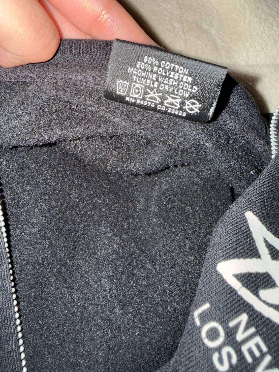 스투시 월드투어 후드집업 블랙 s사이즈 상품이미지5