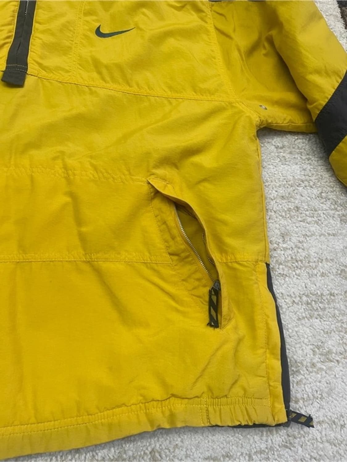 [L] 90s 올드스쿨 나이키 빅로고 스우시 아노락 후리스 내피 OK  상품이미지2