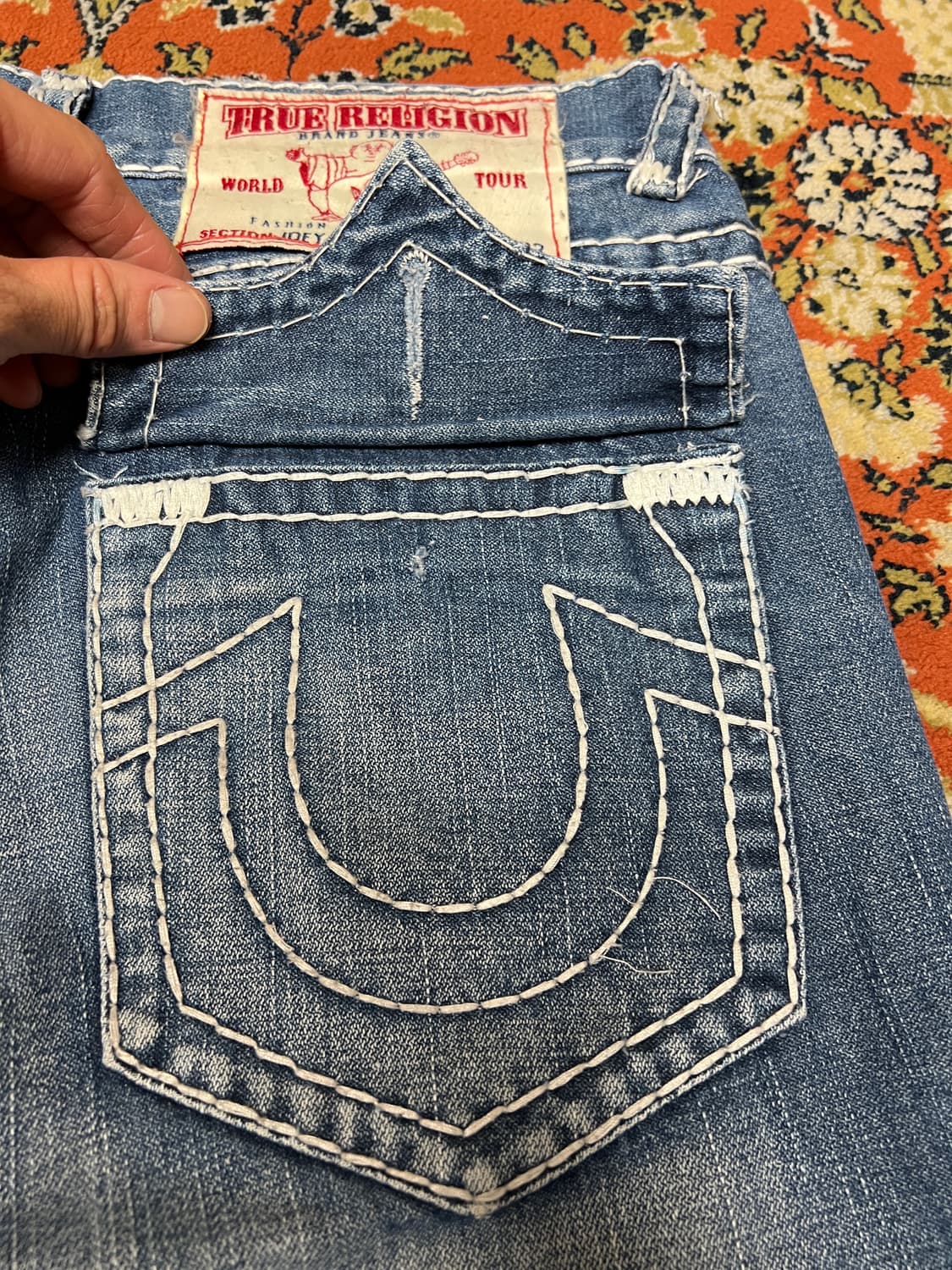 [32] 트루릴리전 조이 슈퍼 티 데님팬츠 상품이미지5