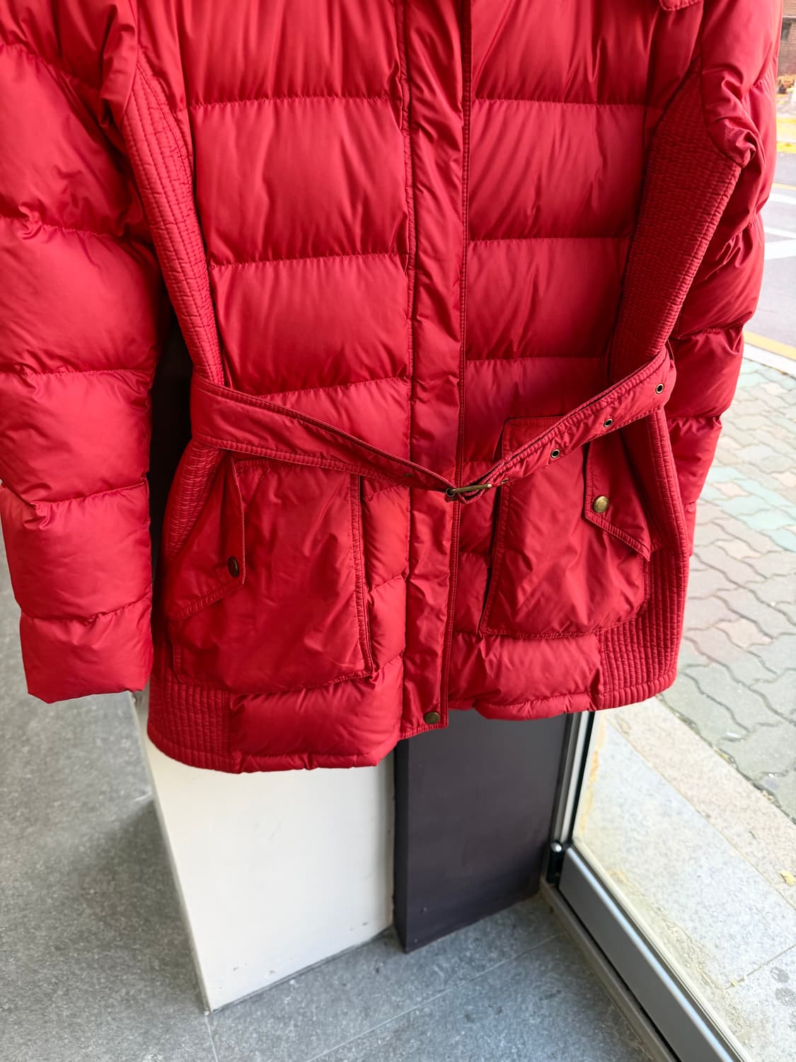 66~77/ 버버리 혹스히스 벨티드 다운 패딩점퍼 상품이미지4