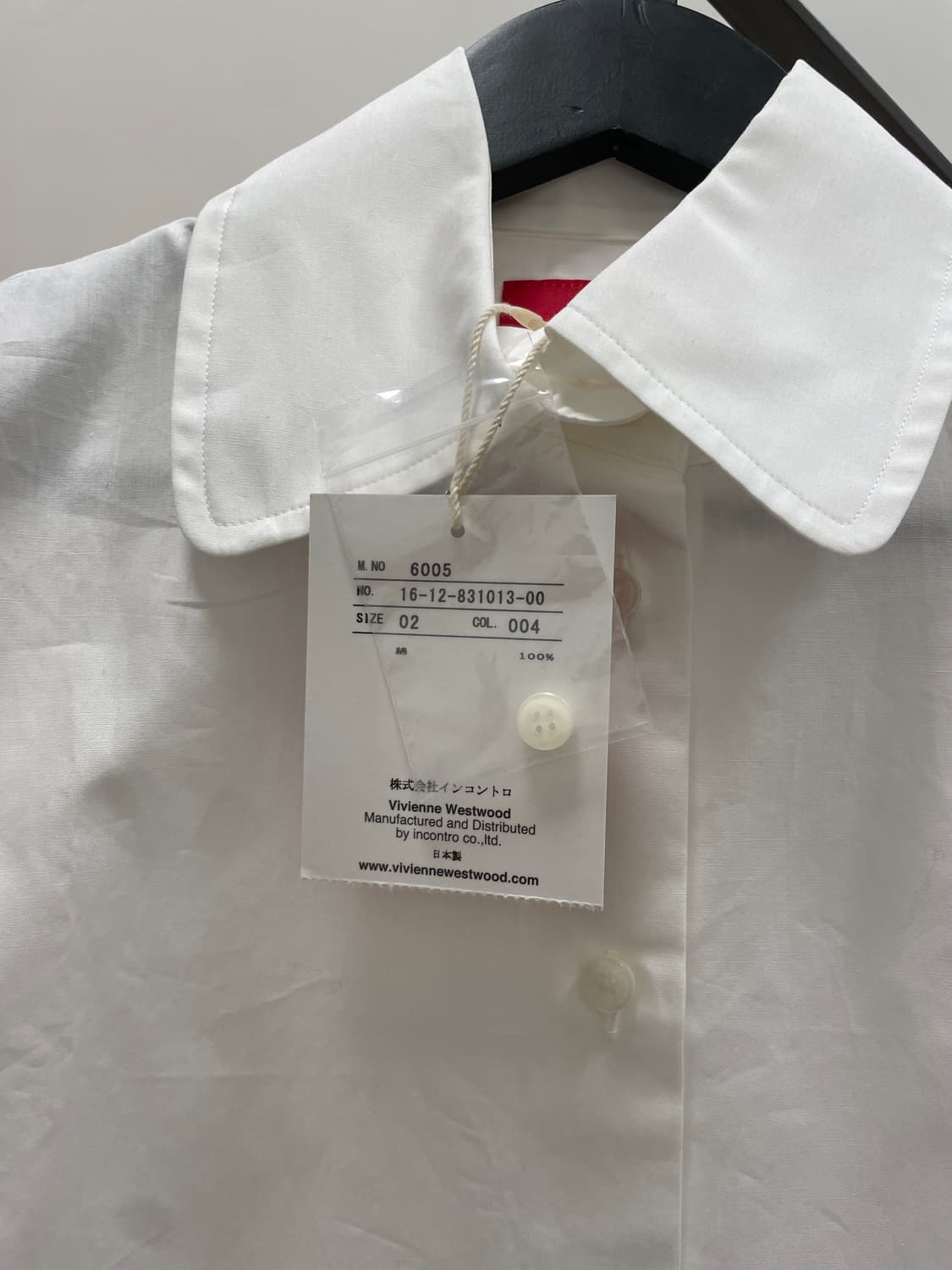 Vivienne westwood 레드라벨 반팔셔츠 새상품 상품이미지2